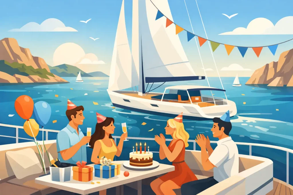 Compleanno in barca a vela in Sardegna