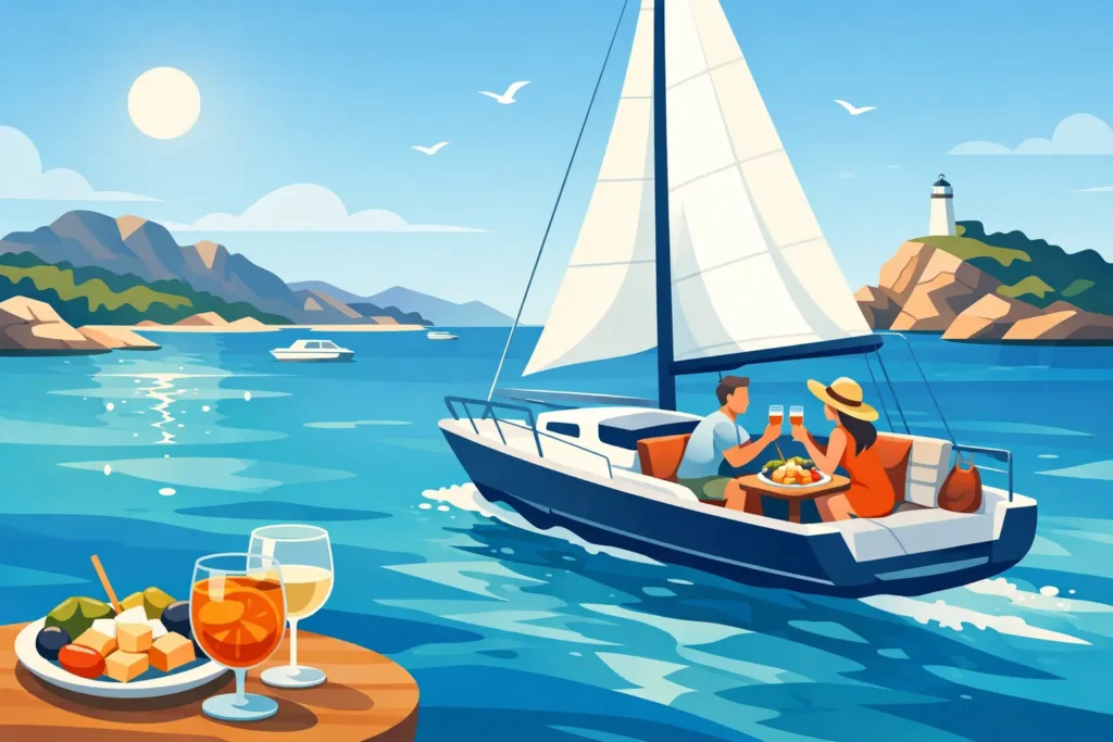 Barca a vela con aperitivo in Sardegna, come sceglierla