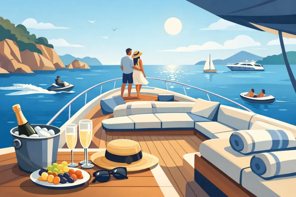 Come organizzare una giornata in barca premium