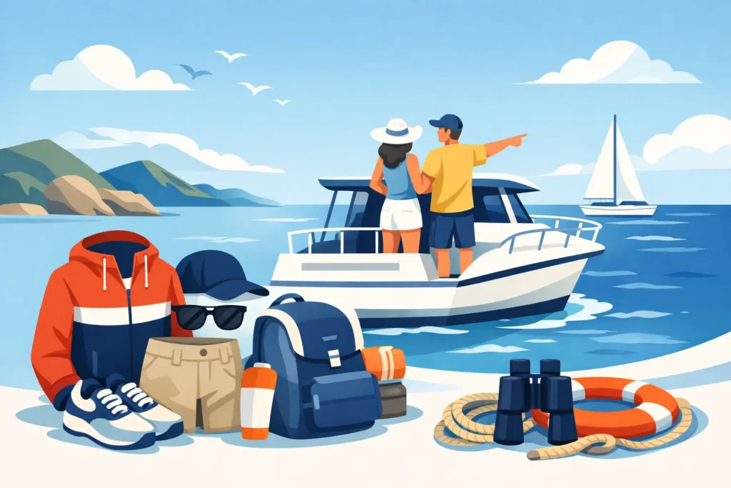 Come vestirsi per un’escursione nautica