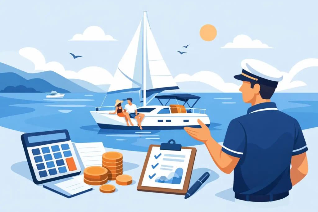 Quanto costa un charter giornaliero con skipper?