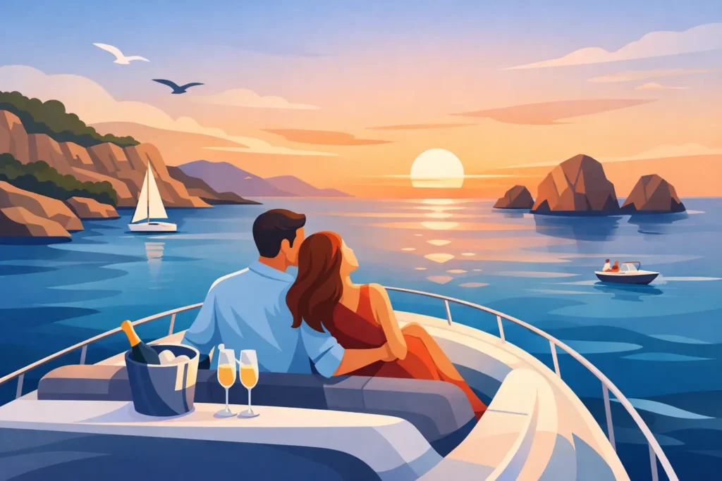 Migliori esperienze romantiche in barca in Sardegna